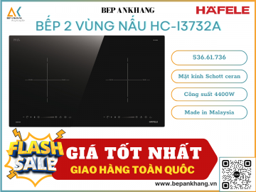Bếp từ 2 vùng nấu Hafele HC-I3732A  536.61.736 - Made in Malaysia